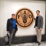 17/05/2019 - Bruno Garbini (presidente ARCA) e Simone Tiberi (agronomo ARCA) alla FAO per la presentazione del prototipo di misuratore dell'erosione del suolo